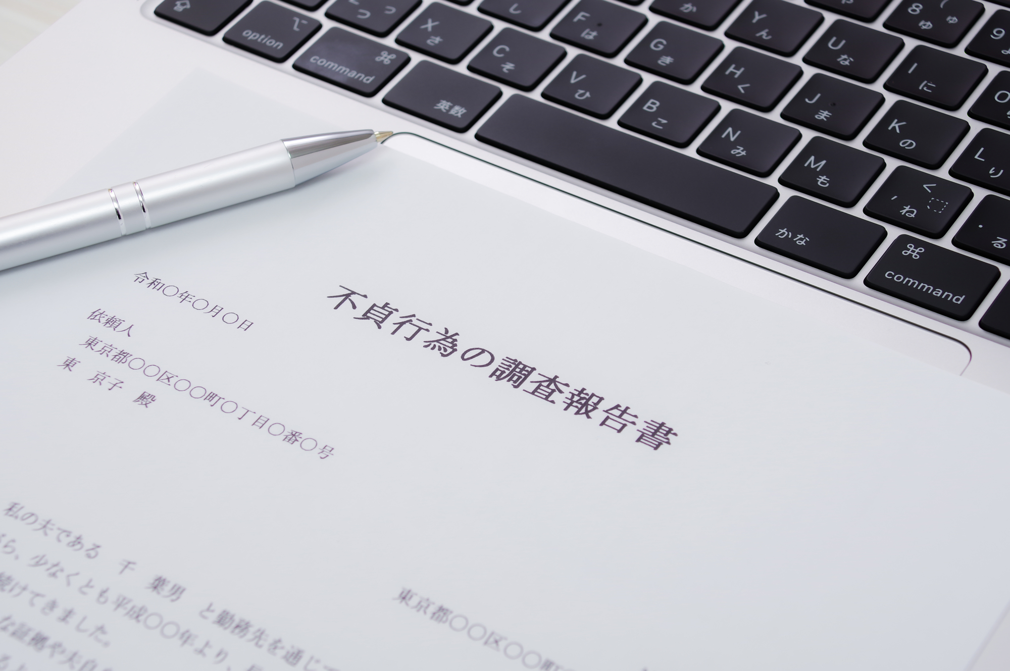 浮気調査の報告書には何が書かれる？写真・時系列・行動記録の見方